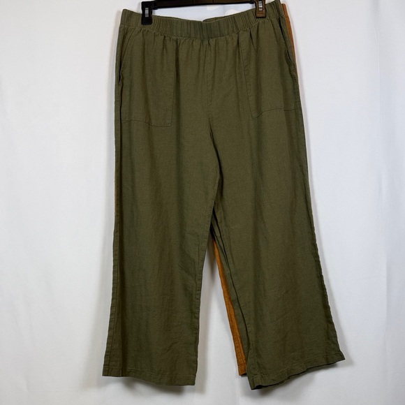 Feline Pants - Olive Wide Leg Pants